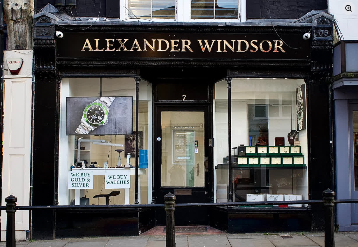 Alexander Windsor boutique interior