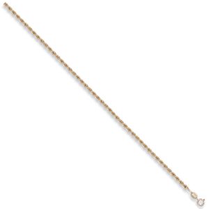 Yellow Gold 2.7mm Hollow Rope Chain