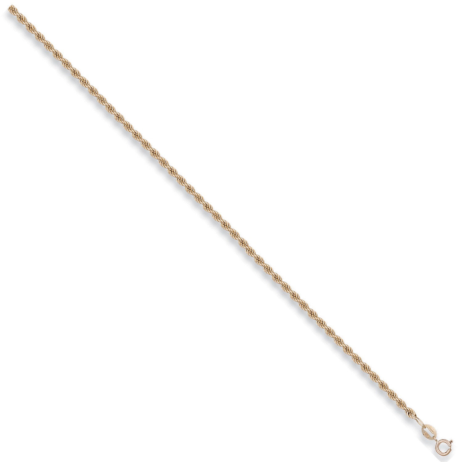 Yellow Gold 2.7mm Hollow Rope Chain