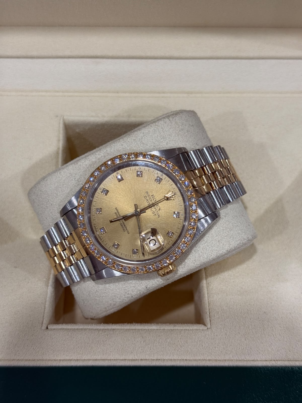 Rolex Datejust 16233 aftermarket bezel